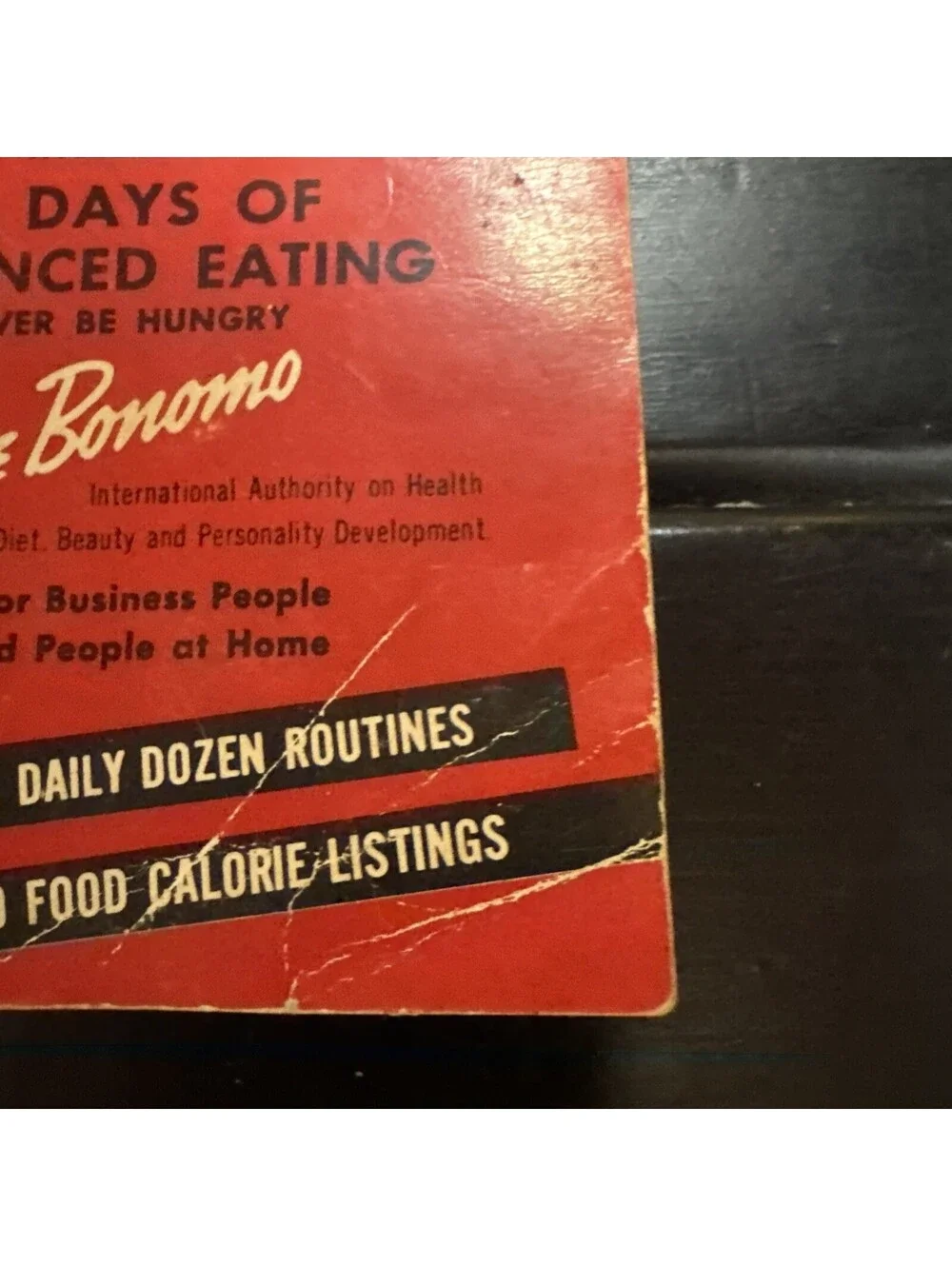 1956 Joe Bonomo Calorie Counter and Control Guide 2290 Food Calorie Listings